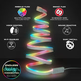 MONSTER Smart FLEX+ Neon and 3D Memory Wire Core 2m LED Light Strip